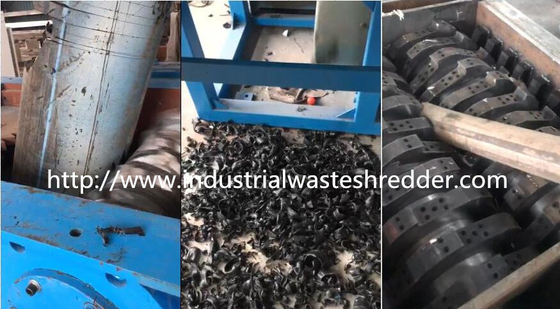 Un buon prezzo. Corrosivo anti- dell'HDPE del residuo del doppio della trinciatrice di plastica dell'asse per la tubazione di scarico in linea