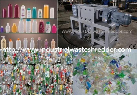 Un buon prezzo. Economia di spazio di plastica della macchina della trinciatrice della bottiglia dello sciampo con la lama d'acciaio durevole in linea