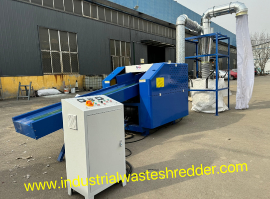 Industrail scarti di tessuti macchine da macinare con scarico di ventola dimensione trituratrice di coperte di rifiuti con CE