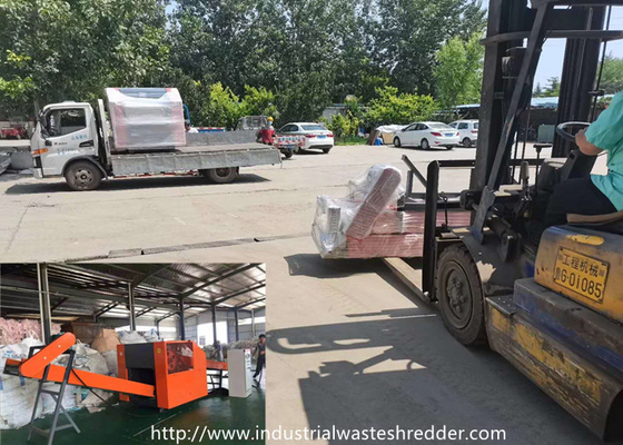 Un buon prezzo. Tagliuzzatrice residua della plastica rotatoria delle lame 66KW in linea